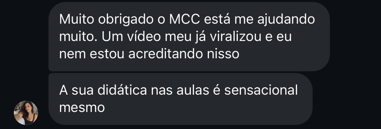 “Um vídeo meu já viralizou”